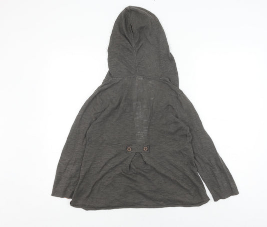 Womens UK S O'Neill Grey Cardigan Open-Knit