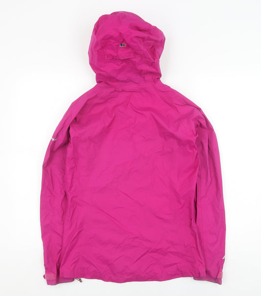 Berghaus Women's Pink Waterproof Rain Jacket Size 8
