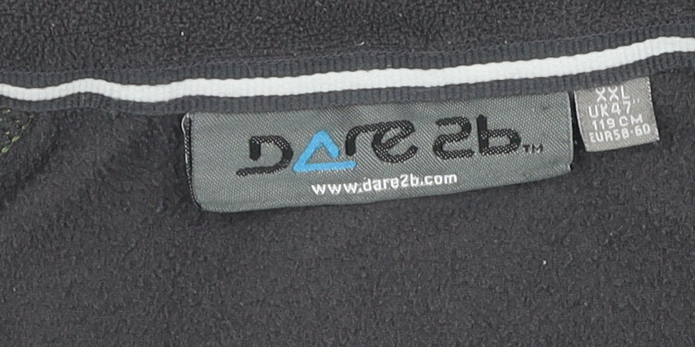 Dare 2b Men's Black 2XL 1/4 Zip Sweatshirt