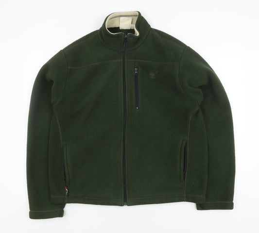 Timberland Green Men's Fleece Jacket - Size L