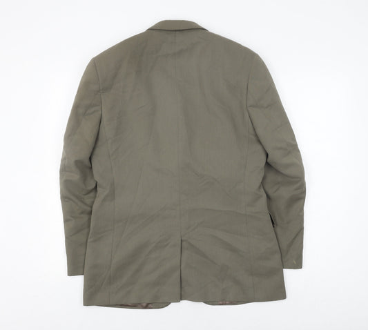 Karl Jackson Men's Green Suit Jacket - Size 38S