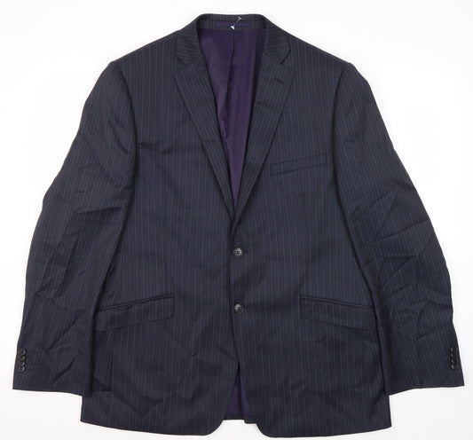 Daniel Hechter Men's Blue Blazer Size 42 Regular Fit