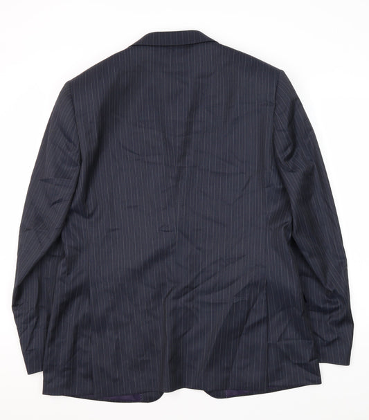 Daniel Hechter Men's Blue Blazer Size 42 Regular Fit