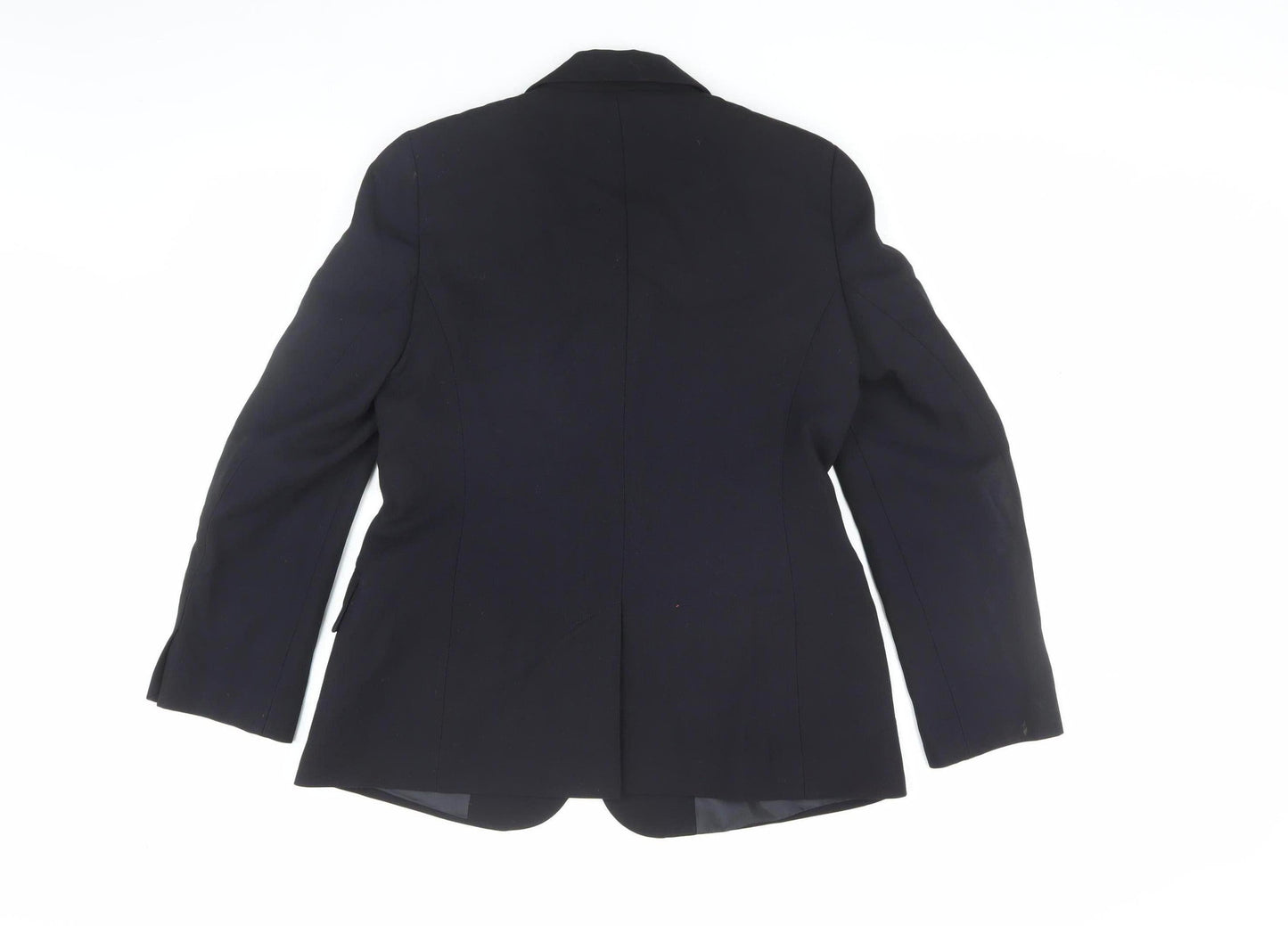 Laura Ashley Petite Black Wool Blazer - Women's Size 10