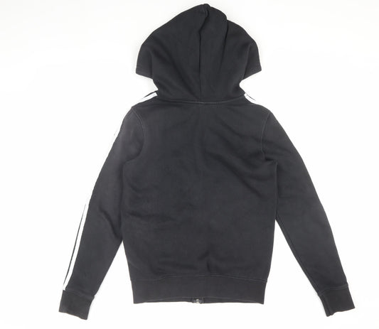 Adidas Women's Black Full Zip Hoodie Size 8