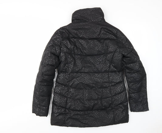 BHS Women's Black Puffer Jacket Size 10