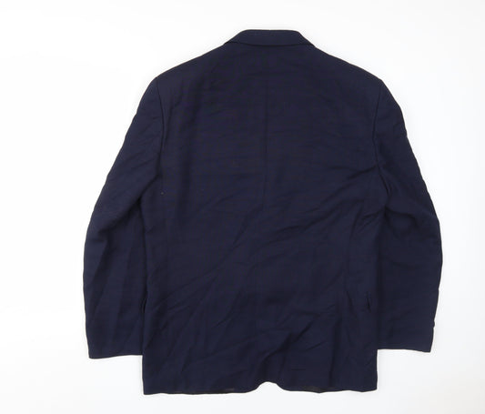 Pierre Cardin Men's Blue Blazer 40R Regular Fit