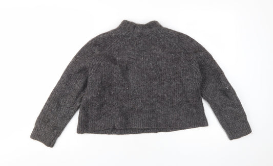Superdry Women's Grey Alpaca Blend Jumper Size 10