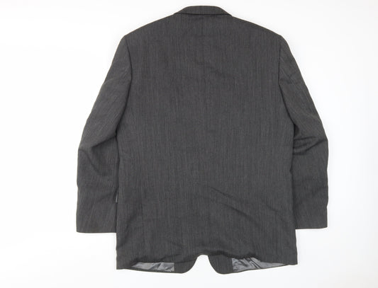 Blakes Men's Grey Striped Blazer, 42R