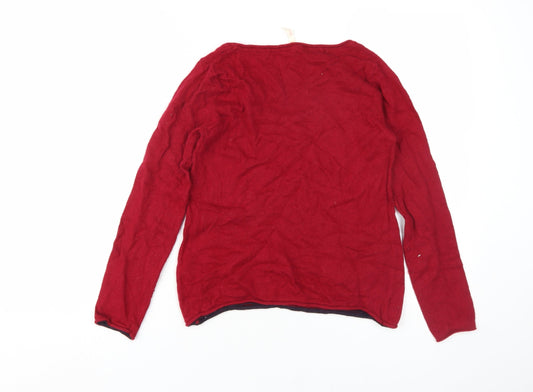 White Stuff Women's Red Pullover Jumper, Size 8