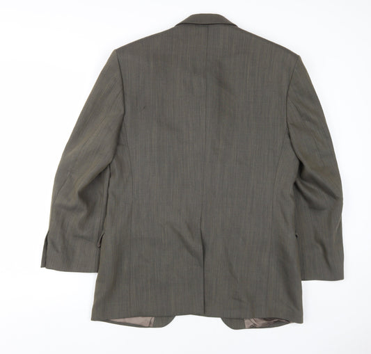 Jeff Banks Men's Green Blazer, Size 38S, Wool Mix