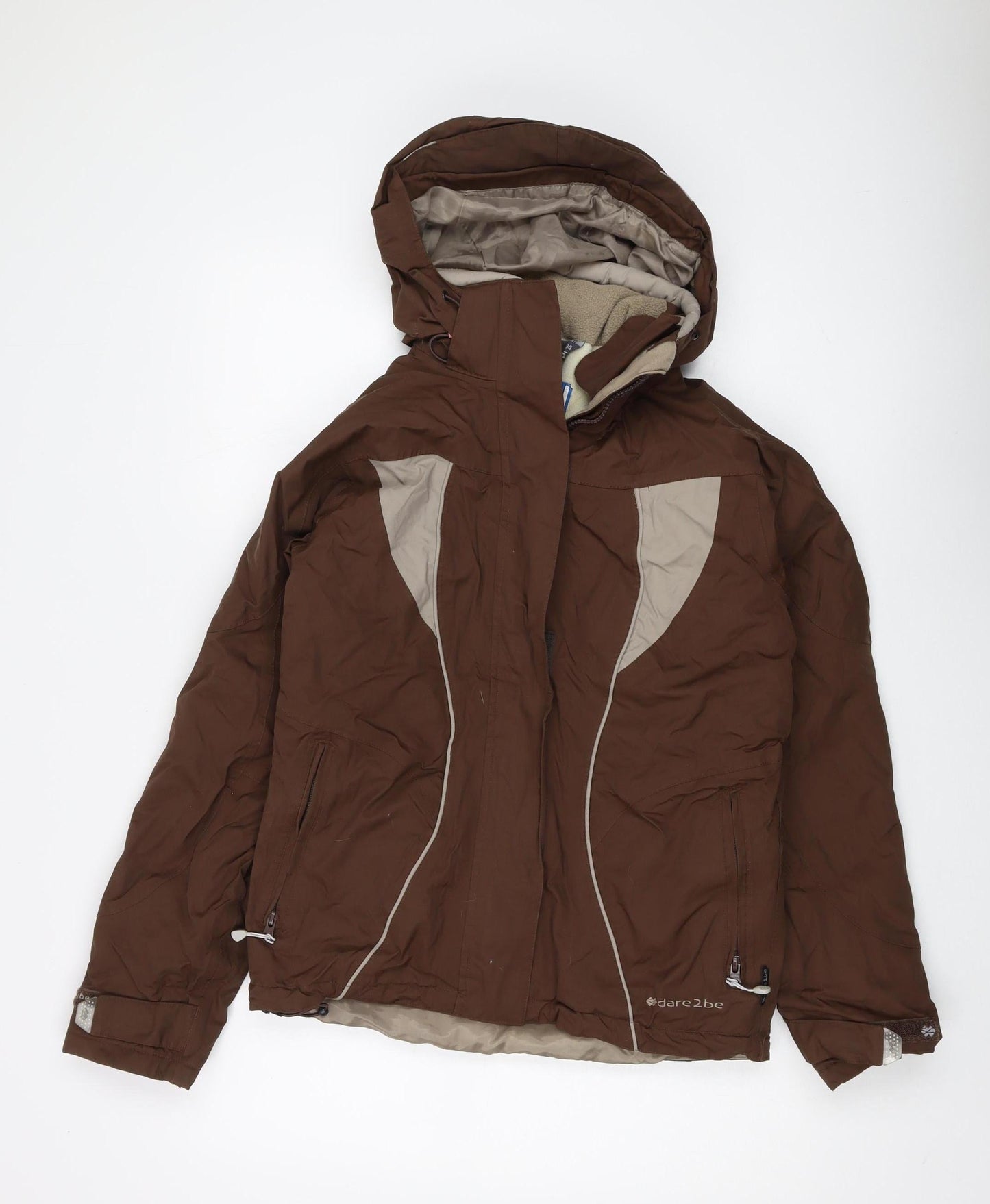 Dare2be Women's Brown 3-in-1 Jacket Size 8