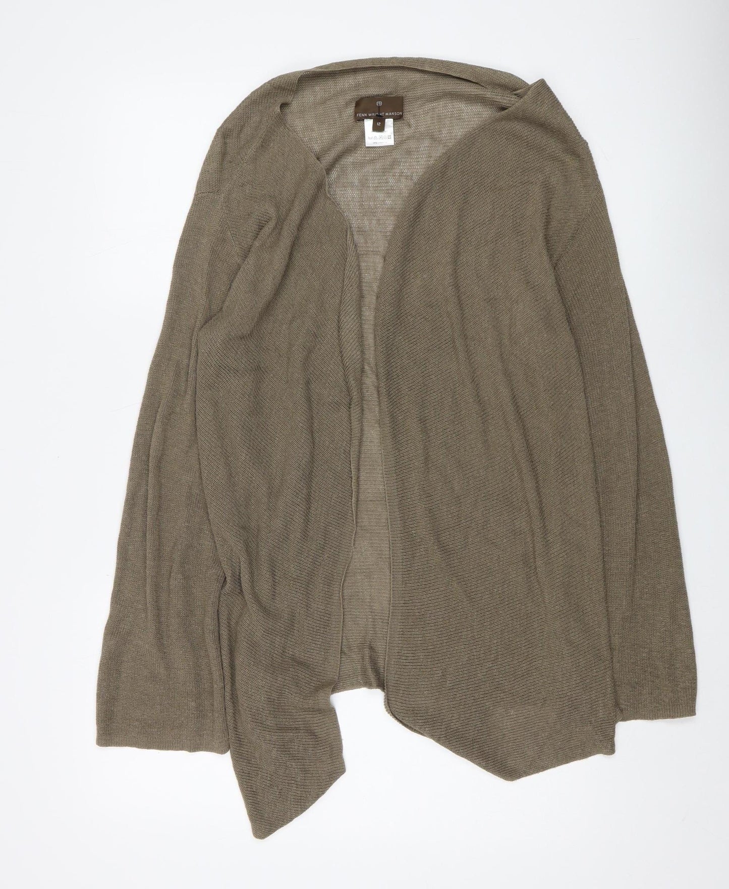 Fenn Wright Manson Women's Beige Cardigan Size 12