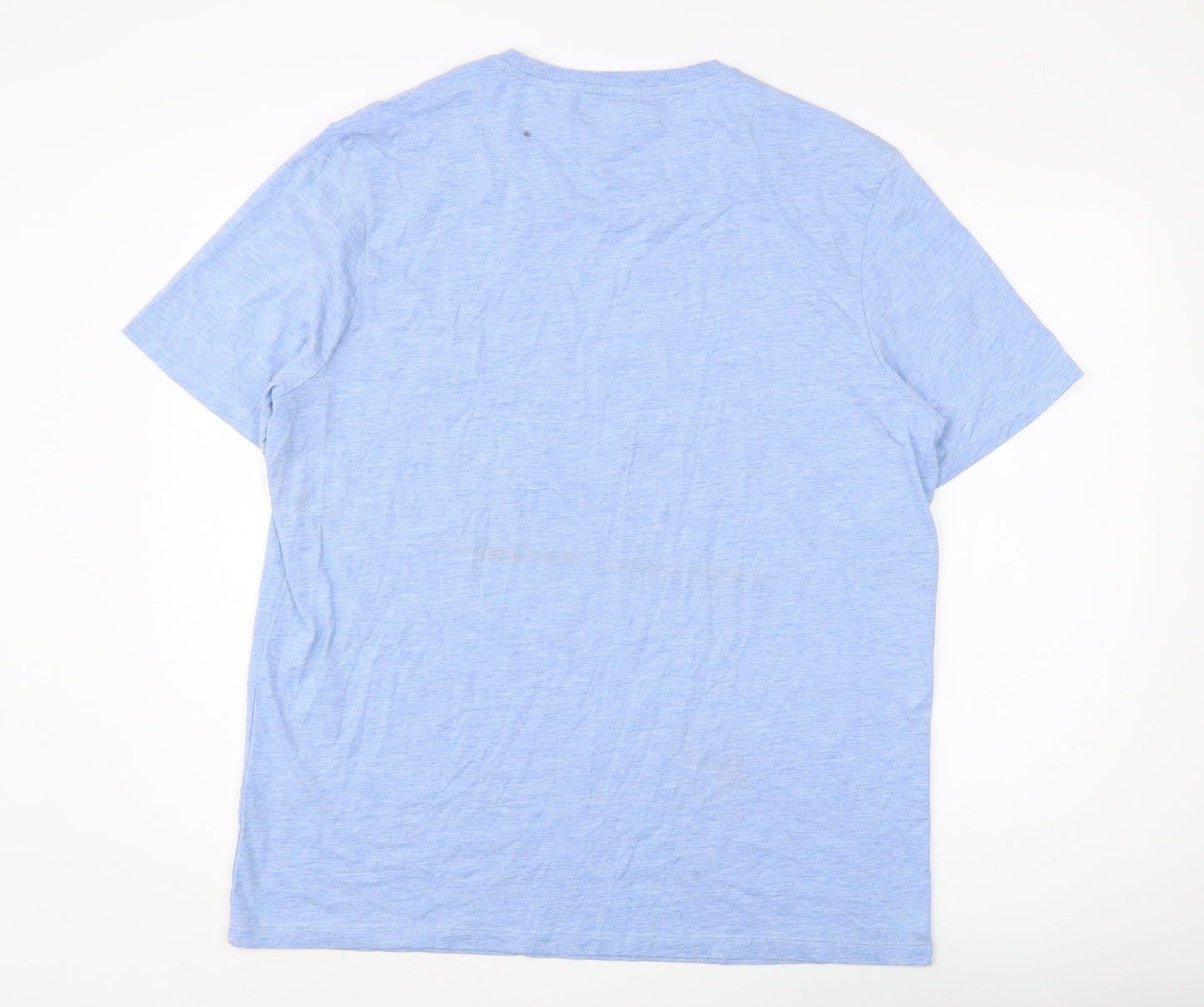 Lyle & Scott Men's Blue Crew Neck T-Shirt, Size S