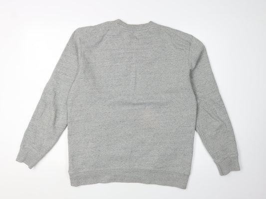 Adidas Men's Grey Pullover Sweatshirt M