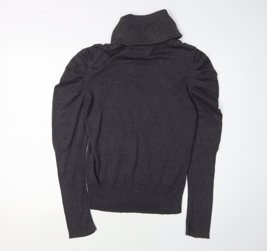 Firetrap Women's Black Roll Neck Jumper M