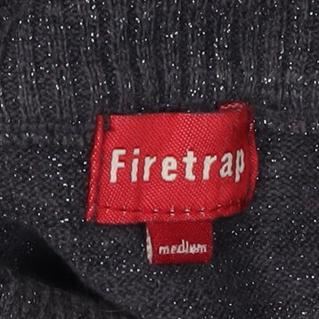 Firetrap Women's Black Roll Neck Jumper M