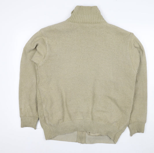 J. Wills Men's Beige Full Zip Retro Jacket Size M