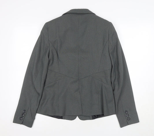 BHS Grey Women's Suit Jacket Size 10 Classic Fit