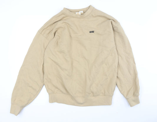 Levi's Men's Beige Pullover Sweatshirt, Size S