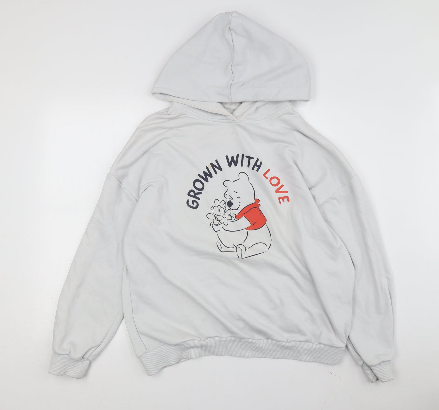 Disney Women’s White Hoodie, L, Winnie the Pooh Graphic