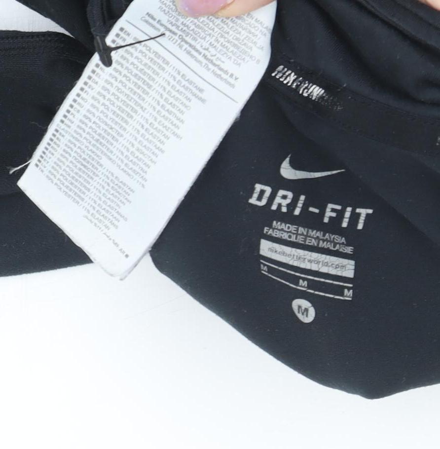 Nike Unisex Black Track Jacket M Lightweight Dri-FIT