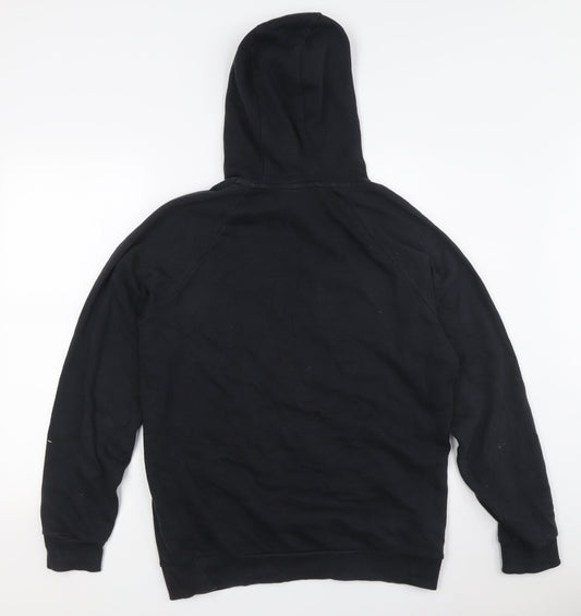 Under Armour Black Unisex Hoodie S with Logo Detail