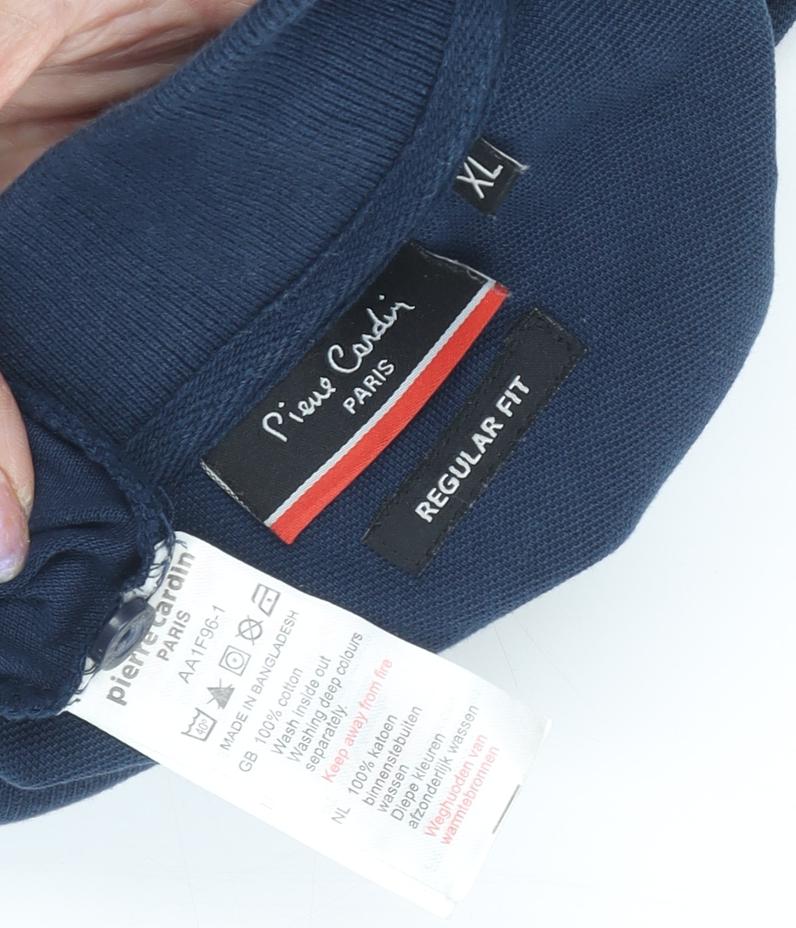 Pierre Cardin Men's Blue XL Polo Shirt - Casual & Stylish