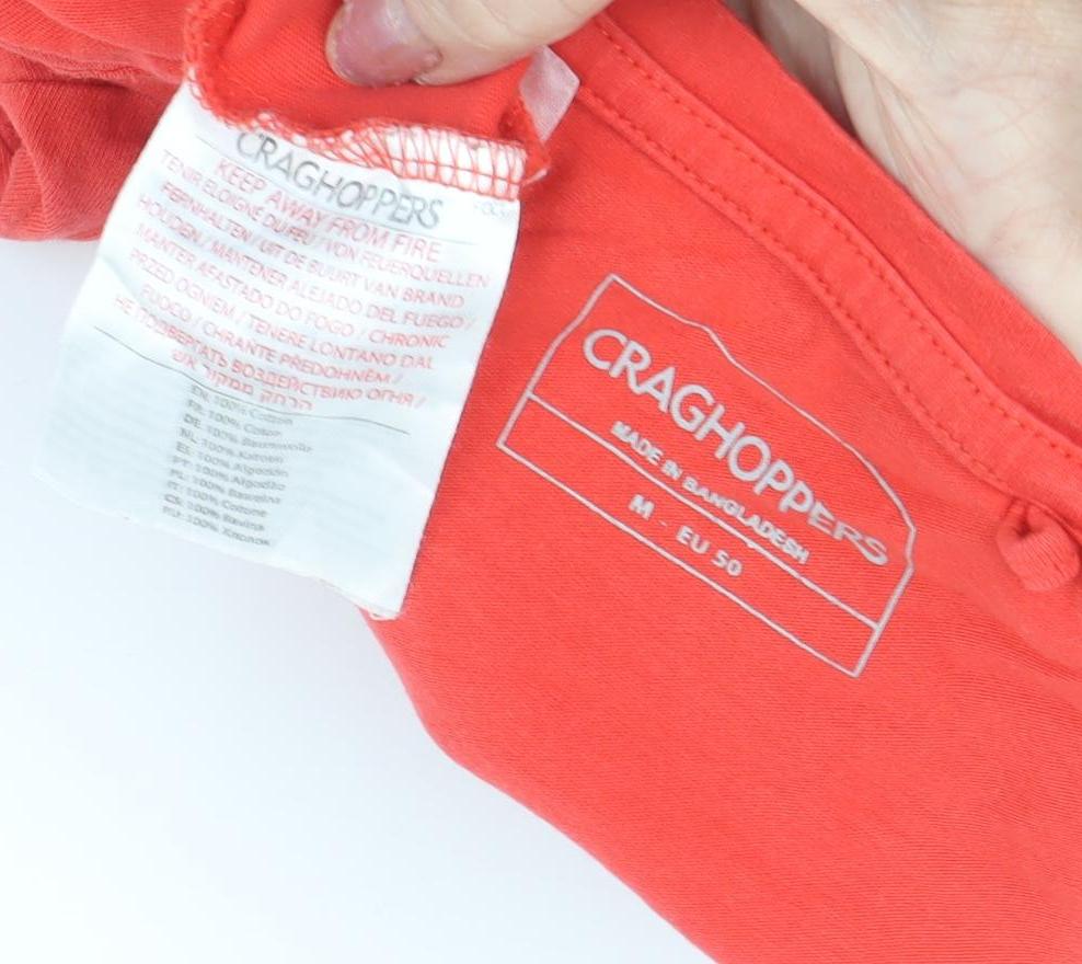 Craghoppers Men's Red Logo Crew Neck T-Shirt M