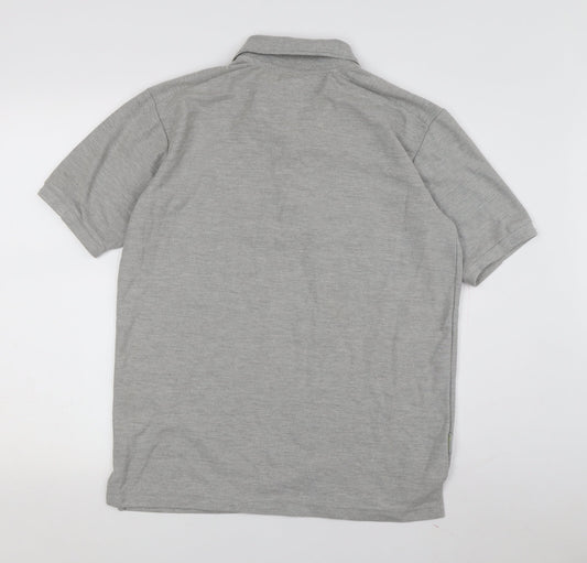 Slazenger Men's Grey Polo Medium Classic Fit