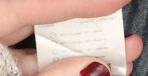 Craghoppers Men's Grey Striped 1/2 Zip Sweatshirt XL