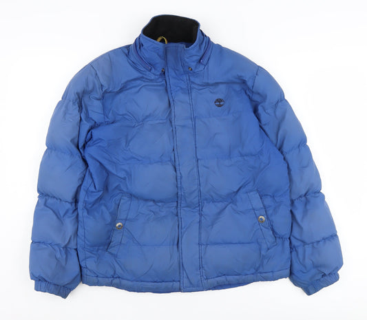 Timberland Blue XS Unisex Puffer Jacket