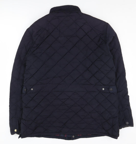 Howick Men's Black Quilted Jacket L Casual Wear