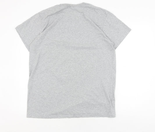 Disney Men's XL Grey Cartoon Graphic T-Shirt