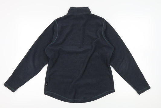 Rohan Women's Black Henley Sweatshirt, Small, Fleece, Autumn Wear