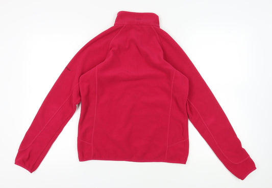 Berghaus Women's Red Mock Neck Fleece Sweatshirt M