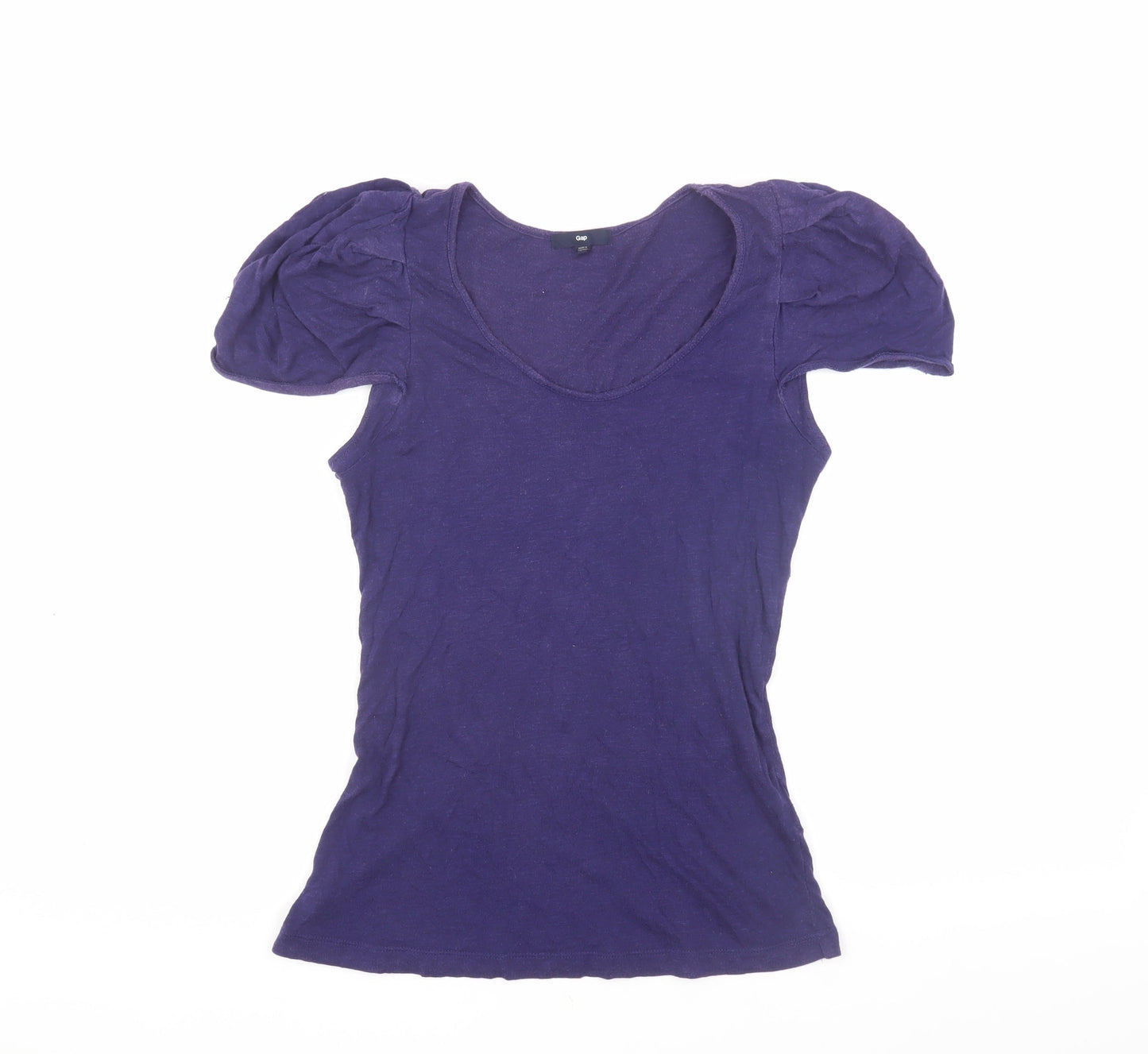 Gap Women’s Purple XS Basic Scoop Neck T-Shirt
