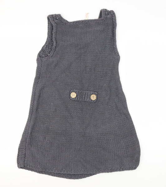 White Stuff Women's Grey Knit Vest Size 10