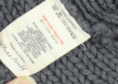 White Stuff Women's Grey Knit Vest Size 10