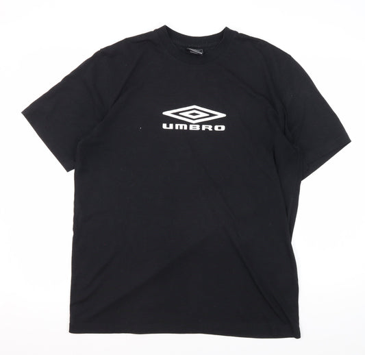 Umbro Men's Black L Short Sleeve T-Shirt