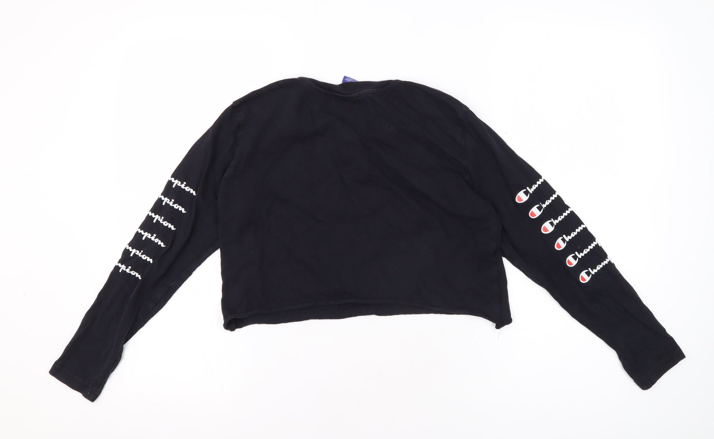 Champion Women's Black XS Cropped T-Shirt