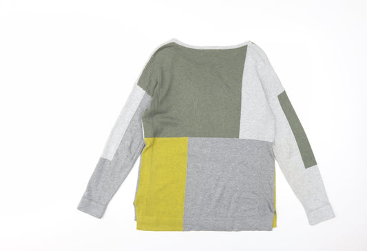 White Stuff Women's Multicoloured Pullover Jumper Size 10