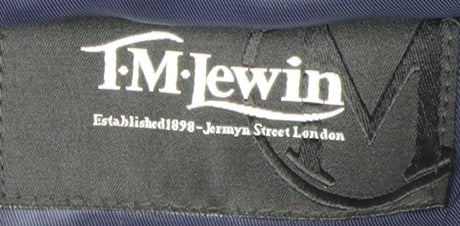 T.M. Lewin Men’s Blue Striped Wool Blazer 42S