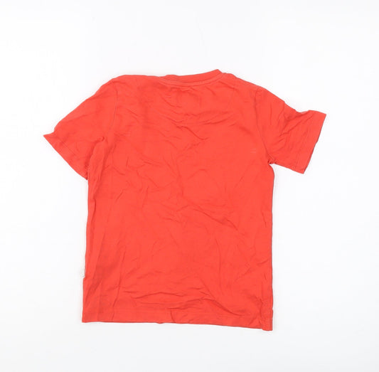 Kids Company Boys Red Graphic T-Shirt 6 Years - Casual Style