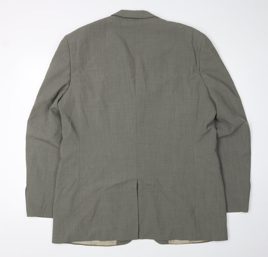 Karl Jackson Men's Grey Blazer, Size 44, Formal Elegance