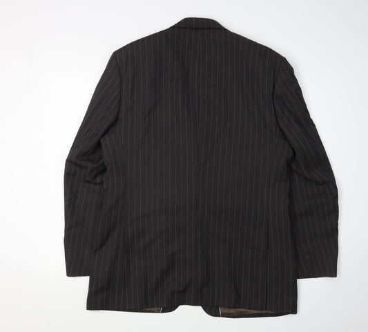 The Label Men's Brown Wool Blazer, Size 40R, Classic Style