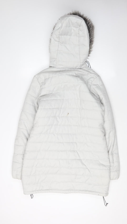 Craghoppers Women's White Puffer Jacket Size 10