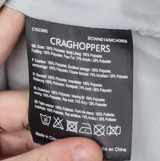 Craghoppers Women's White Puffer Jacket Size 10