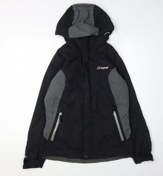 Berghaus Women's Black Hooded Jacket, Size 10, Autumn/Winter