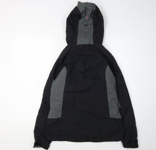 Berghaus Women's Black Hooded Jacket, Size 10, Autumn/Winter